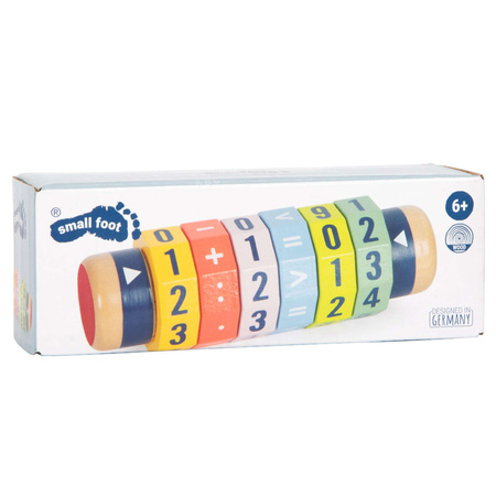 Mathe-Walze aus Holz zum Zählen lernen
