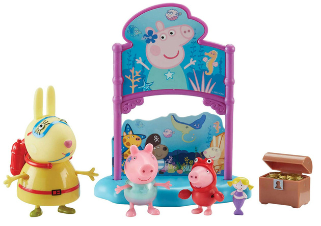 Zeichen 07172 Peppa Wutz Unterwasser-Party-Figurenset