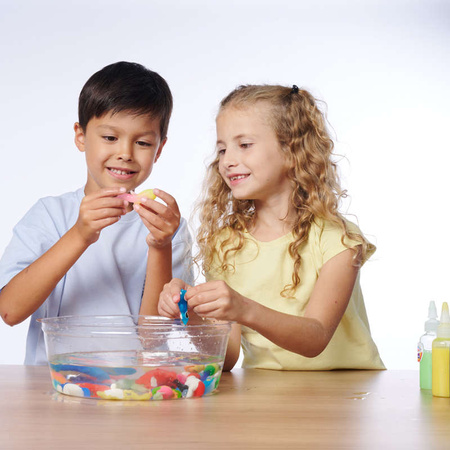 Aqua Gelz Großes Kreativ-Set AquaPark 3D-Tierfiguren 6 Gel-Farben