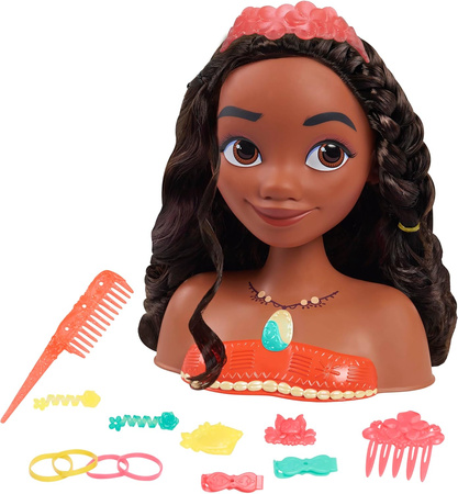 Disney Princess Hair Styling Head Puppe Vaiana Mo ana Friseur + Zubehör