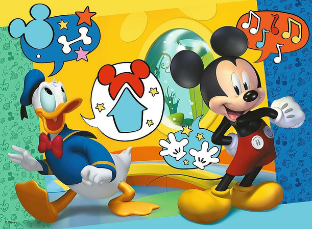 Puzzle 30 Teile Mickey Mouse und das lustige Haus