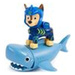 Paw Patrol Aqua Pups Set kleine Chase Figur und Hai mit beweglichem Kopf