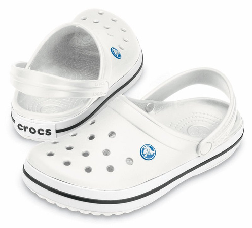 Crocs Crocband Weiß Weiße Flip-Flops für Ärzte