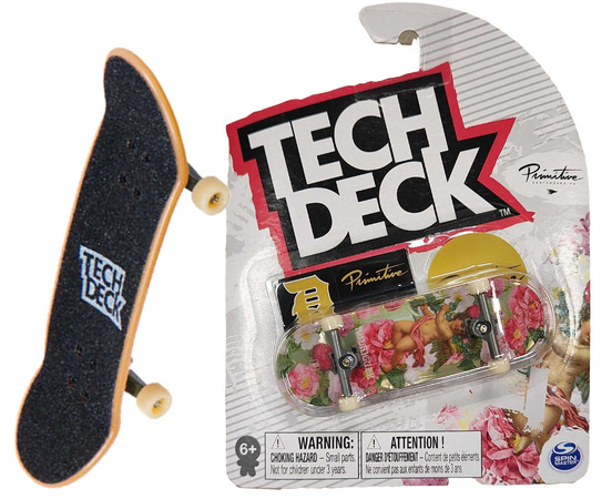 Tech Deck Fingerboard Skateboard Primitive Rodriguez + Aufkleber