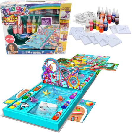 Aqua Gelz Large Creative Lagoon Set 12 farbige Gele + Formen