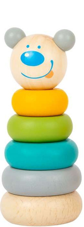 Holzturm Teddybär Puzzle Pyramide Montessori Small Foot