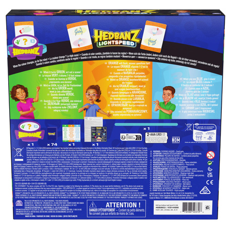 Hedbanz Familienpartyspiel "Wer bin ich?" Lightspeed Edition