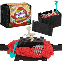 Kinetic Sand Dino XCavate Dinosaurier-Skelett-Suchset Sand und Zubehör