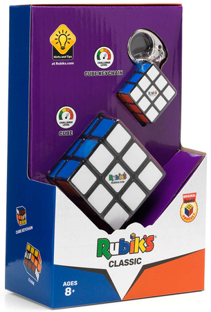 Original Rubik's Cube Rubik's Classic (Würfel + Schlüsselanhänger)