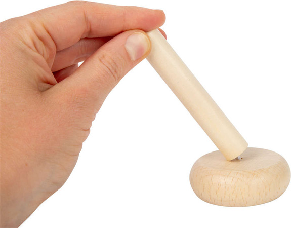 Holzturm Kaninchen Pyramide der Kreise Puzzle Montessori Small Foot