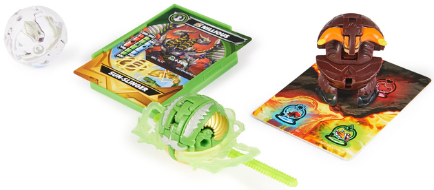 Bakugan Starter Pack Strategie Spiel Set 3 Figuren Special Attack Nillious