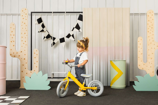 Nils Langlaufrad blau