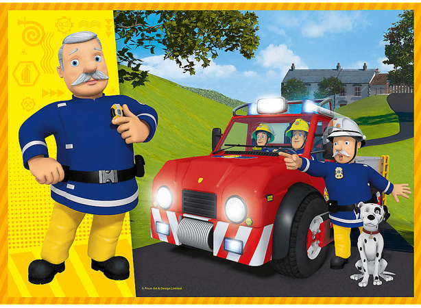 Trefl Puzzle 4in1 Brave Feuerwehrmann Sam