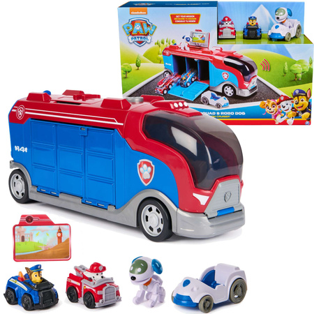 Psi Patrol Mission Cruiser Patroller mit Fahrzeugen Emergency Action Kit mit Chase Marshall und Robops Licht und Ton