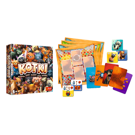 Trefl 02081 Kätzchen Spiel für Kinder ab 6 Jahren