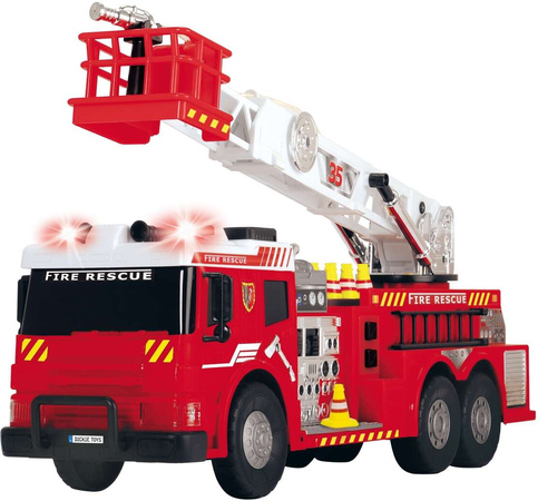 Feuerwehr Ferngesteuertes Feuerwehrauto mit beweglicher Leiter RC Licht/Sound