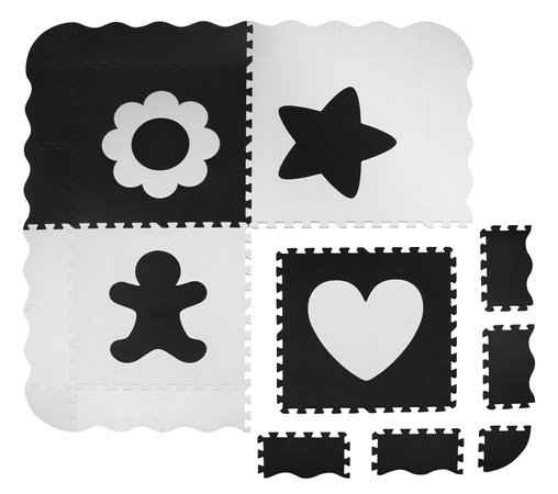 HUMBI Puzzlematte Kinder Baby Spielmatte EVA Schaumstoff 2w1