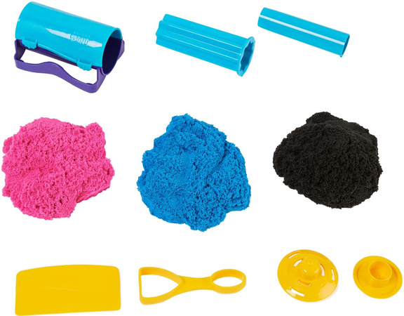 Kinetic Sand kinetisches Sand-Set Bunte Teile und Zubehör