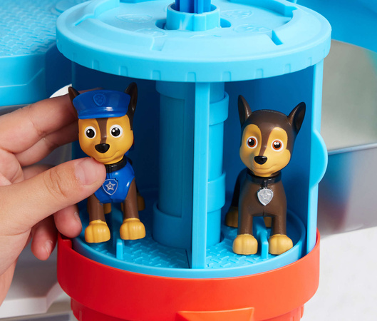 Paw Patrol Beobachtungsstation mit Polizeifahrzeug und Figuren