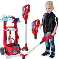 Reinigungswagen mit aufrechtem Staubsauger Vileda für Kinder Klein