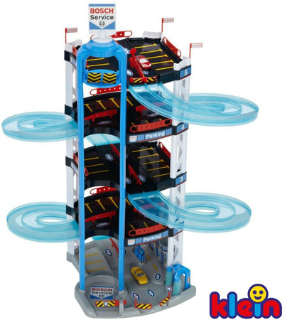 XXL Bosch Service 5-stöckiges Parkhaus 85 cm Klein + 2 Autos