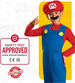 Super Mario rotes Kostüm, Karnevalskostüm Verkleidung Mario 127-136 cm 7-8 Jahre alt