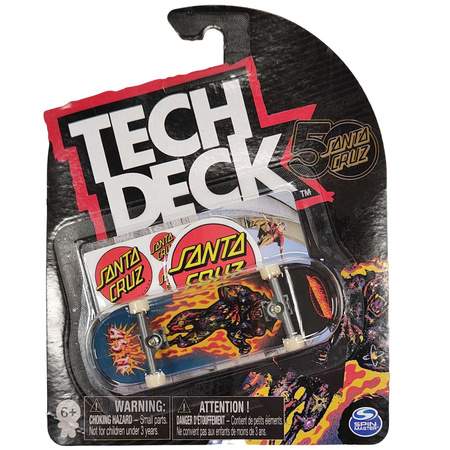 Tech Deck Fingerboard Skateboard Santa Cruz Pantera + Aufkleber