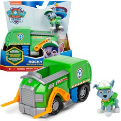 Paw Patrol 2-in-1 Rocky's Müllwagen mit Öko-Figur