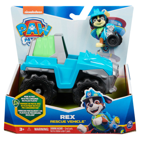 Paw Patrol 2in1 Rex Set Fahrzeug Cars + Hundefigur eco