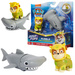 Paw Patrol Aqua Pups Set mit Rubble Figur und Hammer Fisch