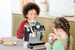 Spielzeug-Kaffeemaschine mit Milchaufschäumer DeLonghi Little Barista Set
