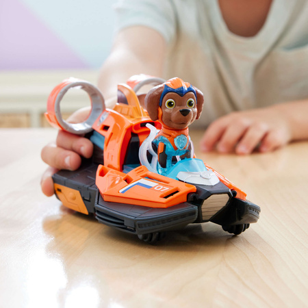 Paw Patrol The Mighty Kinofilm Big Kinofilm Zuma Figurenset Hoverboard orange Fahrzeug Licht Sound