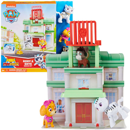 Paw Patrol Skye Rory Cat Pack Rescue Hausset + Figuren