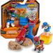 Paw Patrol Rubble und seine Crew Rubble&Crew Rubble Bagger Gelb Bulldozer Baufahrzeug mit Figur 6cm