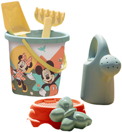 Eimer und Gießkanne mit Mickey und Minnie Sandzubehör