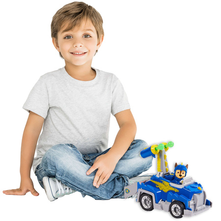 Paw Patrol Rescue Knights Verfolgungsfahrzeug mit Raketenwerfer