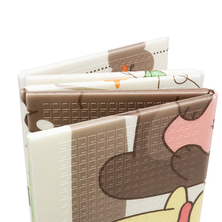 HUMBI Kinder Baby Spielmatte Krabbelmatte XPE Schaumstoff Doppelseitig Bildung