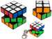 3W1 Set Original klassisches Rubik's Cube Puzzle Spielzeug Mini-Würfelpuzzle Schlüsselanhänger Rubik's (2 Würfel + Schlüsselanhänger)