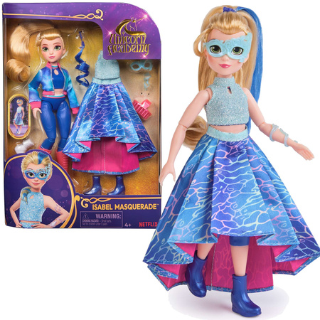 Unicorn Academy Isabel Masquerade Puppenset + extra Outfit