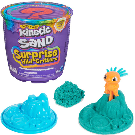 Kinetic Sand Surprise Wild Critters - Überraschungsset - Sand, Form, Figur