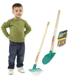 Klein 2712 Bosch Garten-Set Harke Schaufel