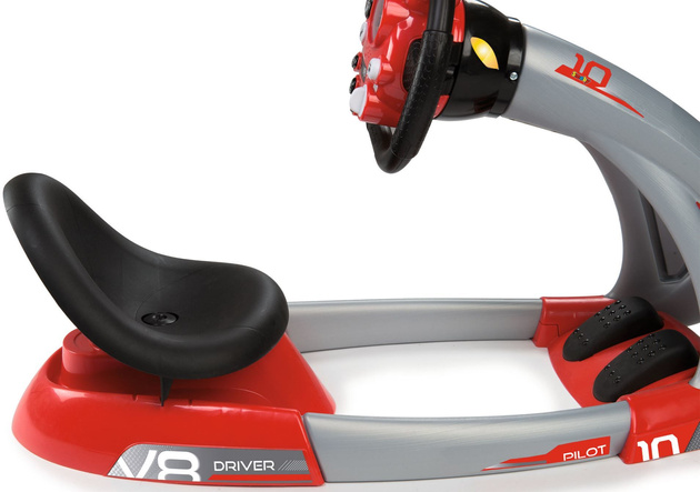 Smoby V8-Fahrerauto-Simulator für Kinder mit beweglichen Pedalen