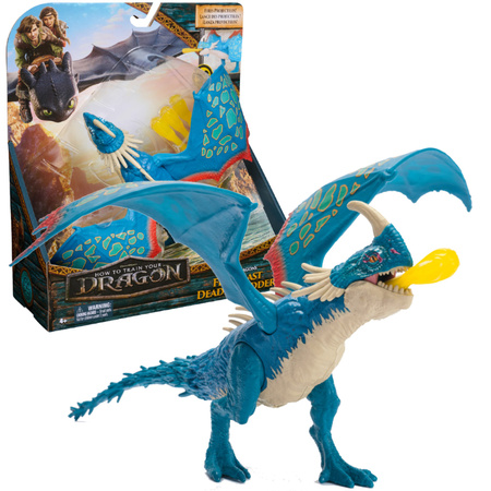 How to Train Your Dragon Deadly Nadder Figur mit feurigem Raketenwerfer