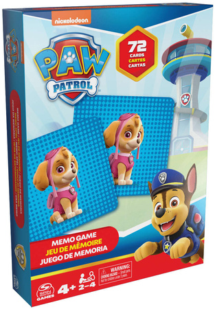 Paw Patrol Memo Kartenspiel 72 Karten