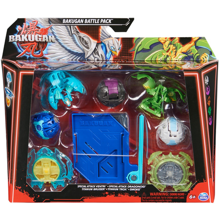 Bakugan Battle Pack Strategie Spiel + Ventri Special Attack Figuren Set