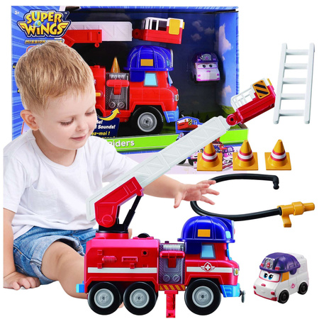 Alpha Super Wings Feuerwehr Rettungsreiter + Zoey