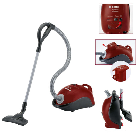 KLEIN Kinderstaubsauger rot kastanienbraun BOSCH