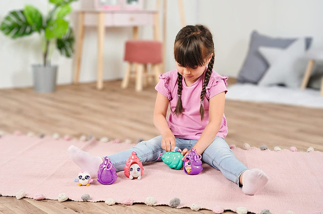 Pearly Pods Sammlermaskottchen Überraschung in Muschel Schlüsselanhänger 3+