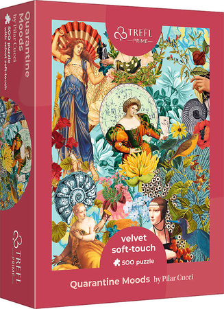 Puzzle 500 Teile Samt Soft Touch Quarantäne Moods UFT