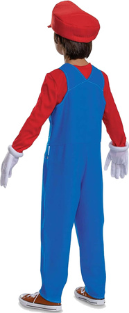 Super Mario 2W1 rote Kostüme, Karnevalskostüme Verkleidung Mario 127-136 cm 7-8 Jahre alt